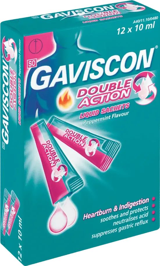 Gaviscon Double Action Liquid Plus Sachets